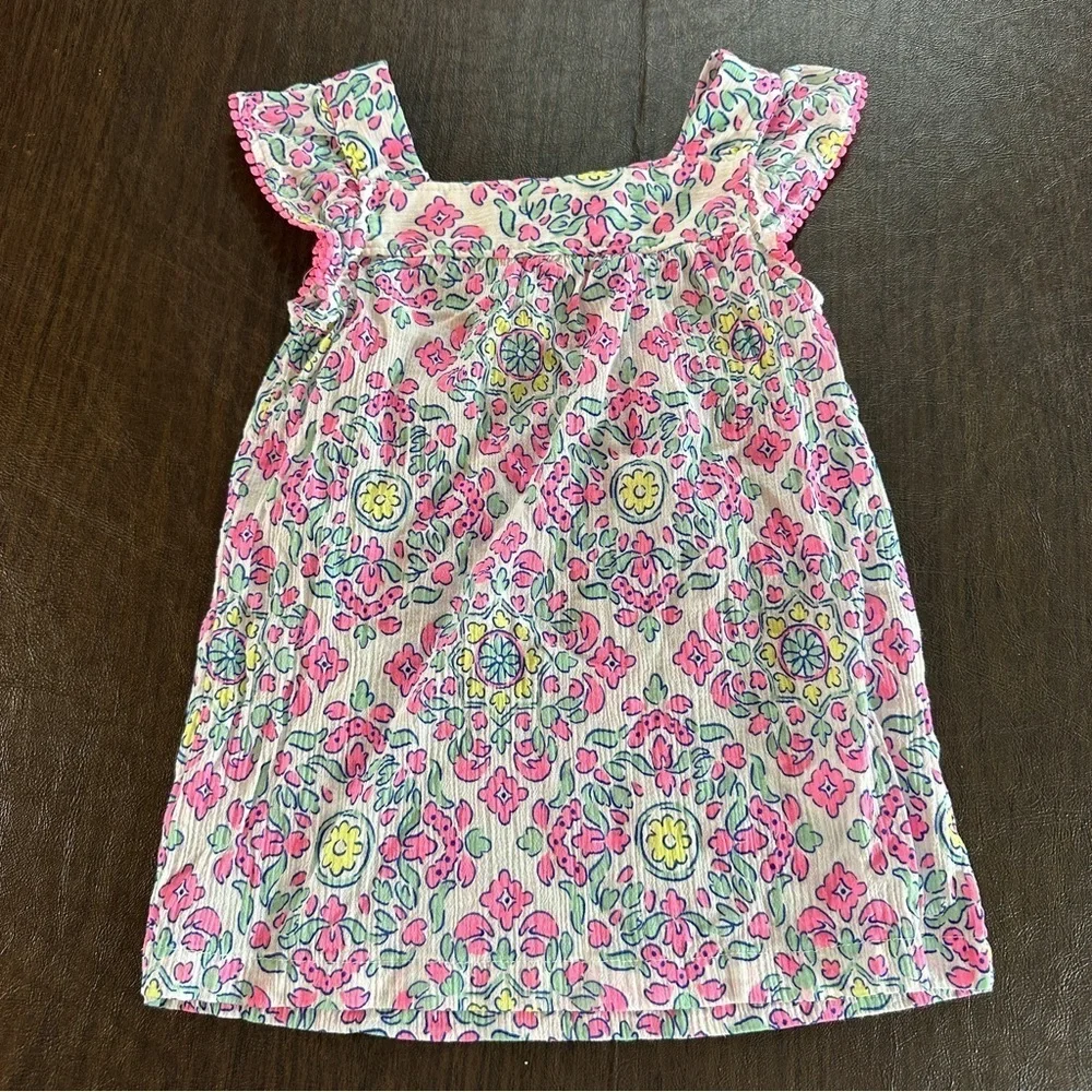 Carter’s Floral Pink and Yellow Girl’s Shirt Sz 4/5